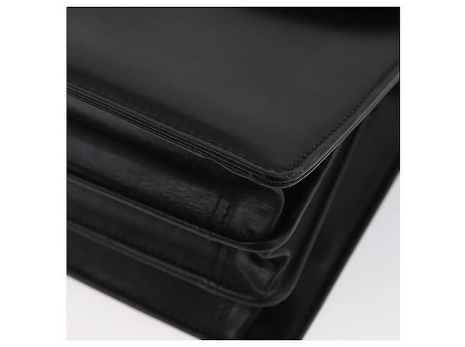 Sac à main en cuir noir et or Auth ARZ052 de GUCCI Doré - vue 15