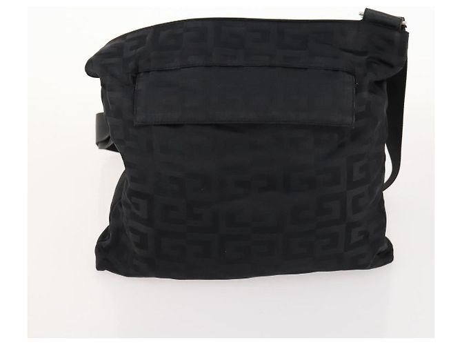 Borsa GIVENCHY Saint Laurent in pelle e tela 4 pezzi beige nero marrone Auth 168821 - vista 14