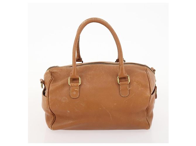 Borsa GIVENCHY Saint Laurent in pelle e tela 4 pezzi beige nero marrone Auth 168821 - vista 21