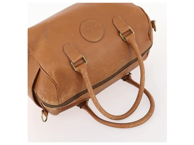 Borsa GIVENCHY Saint Laurent in pelle e tela 4 pezzi beige nero marrone Auth 168821 - vista 23