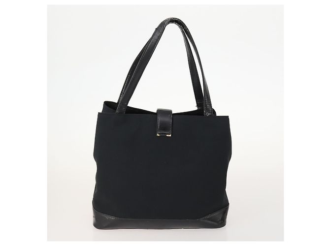 Borsa GIVENCHY Saint Laurent in pelle e tela 4 pezzi beige nero marrone Auth 168821 - vista 3