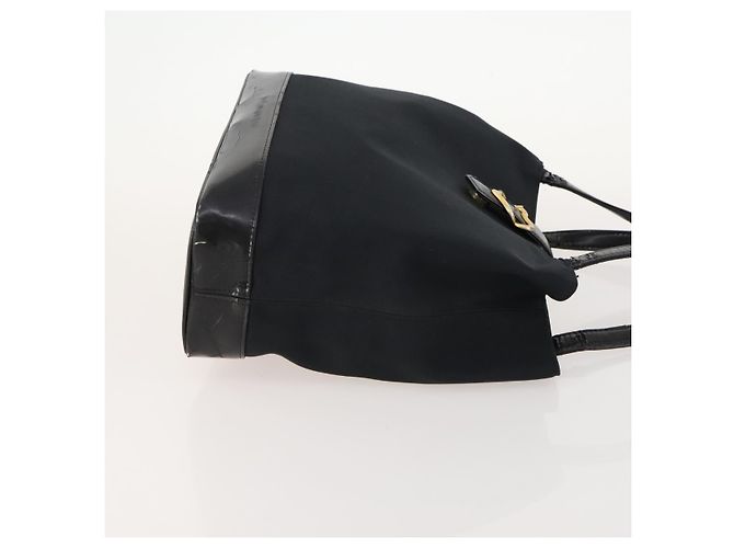 Borsa GIVENCHY Saint Laurent in pelle e tela 4 pezzi beige nero marrone Auth 168821 - vista 4