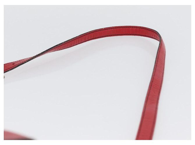 LOUIS VUITTON Borsa a Spalla Epi Jeune Fille MM Rossa M52157 LV Auth ARZ077 Rosso - vista 14