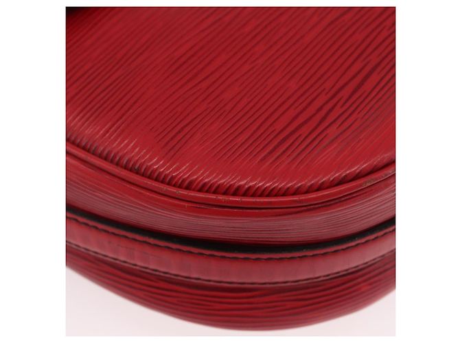 LOUIS VUITTON Borsa a Spalla Epi Jeune Fille MM Rossa M52157 LV Auth ARZ077 Rosso - vista 15