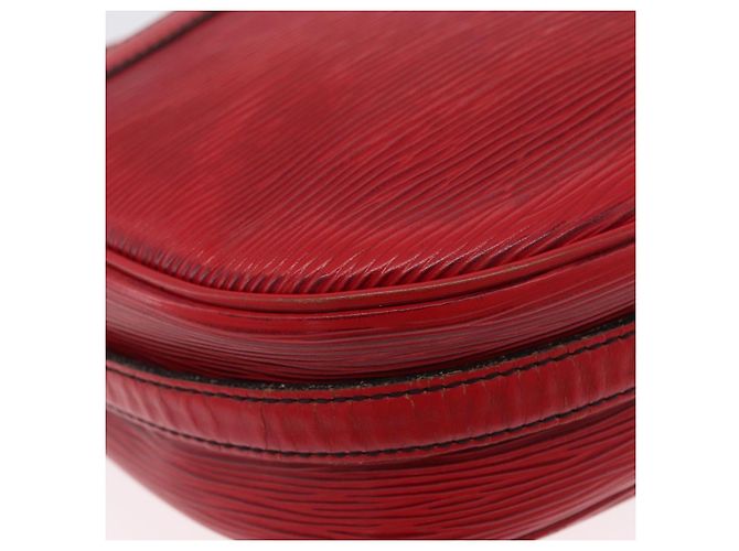 LOUIS VUITTON Borsa a Spalla Epi Jeune Fille MM Rossa M52157 LV Auth ARZ077 Rosso - vista 17