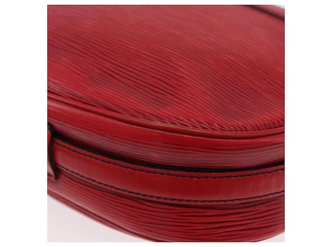LOUIS VUITTON Borsa a Spalla Epi Jeune Fille MM Rossa M52157 LV Auth ARZ077 Rosso - vista 18