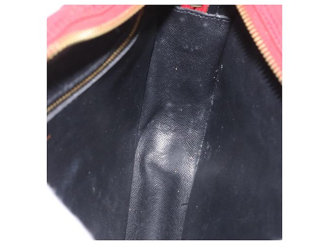 LOUIS VUITTON Borsa a Spalla Epi Jeune Fille MM Rossa M52157 LV Auth ARZ077 Rosso - vista 21