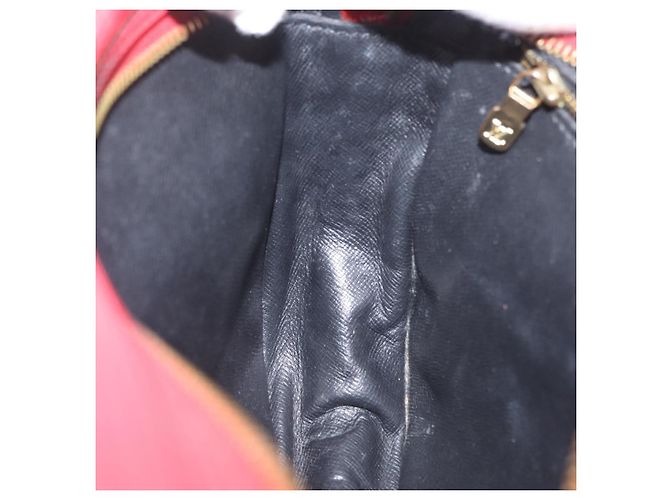LOUIS VUITTON Borsa a Spalla Epi Jeune Fille MM Rossa M52157 LV Auth ARZ077 Rosso - vista 22
