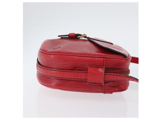 LOUIS VUITTON Borsa a Spalla Epi Jeune Fille MM Rossa M52157 LV Auth ARZ077 Rosso - vista 3