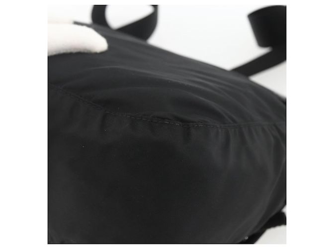PRADA Schultertasche Nylon Schwarz Silber Authentisch fm5260 - Ansicht 17