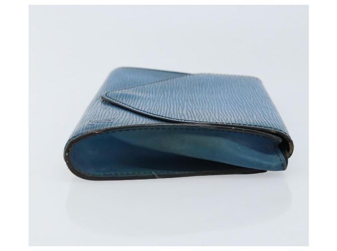 LOUIS VUITTON Clutch Art Déco Epi Blu M52635 LV Auth ARZ317 - vista 3