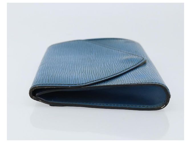 LOUIS VUITTON Clutch Art Déco Epi Blu M52635 LV Auth ARZ317 - vista 4