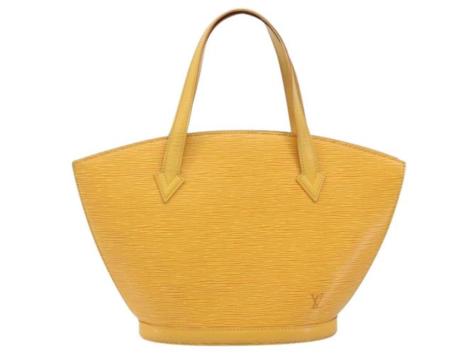 LOUIS VUITTON Borsa da Shopping Epi Saint Jacques Gialla M52269 LV Auth ep13813 Giallo - vista 13