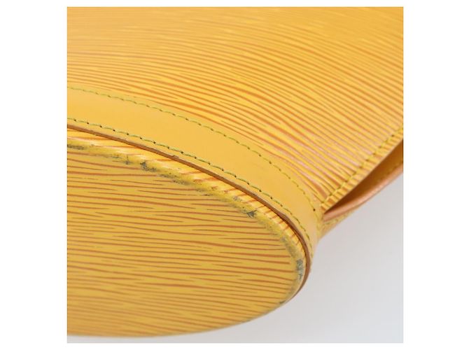 LOUIS VUITTON Borsa da Shopping Epi Saint Jacques Gialla M52269 LV Auth ep13813 Giallo - vista 15