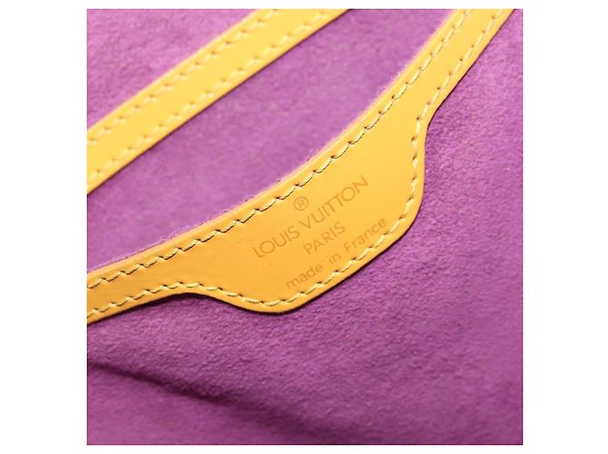 LOUIS VUITTON Borsa da Shopping Epi Saint Jacques Gialla M52269 LV Auth ep13813 Giallo - vista 17