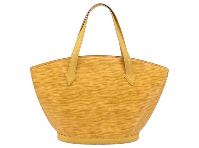 LOUIS VUITTON Borsa da Shopping Epi Saint Jacques Gialla M52269 LV Auth ep13813 Giallo - vista 2