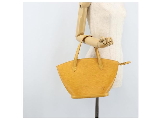LOUIS VUITTON Borsa da Shopping Epi Saint Jacques Gialla M52269 LV Auth ep13813 Giallo - vista 21
