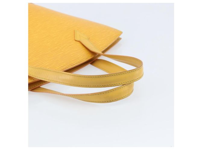 LOUIS VUITTON Borsa da Shopping Epi Saint Jacques Gialla M52269 LV Auth ep13813 Giallo - vista 7