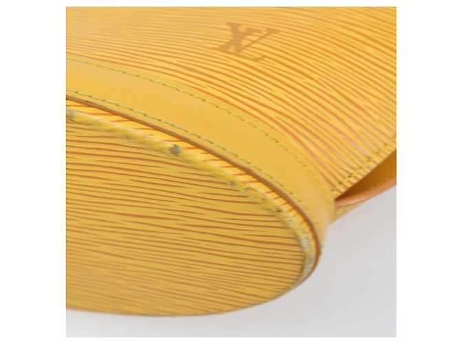 LOUIS VUITTON Borsa da Shopping Epi Saint Jacques Gialla M52269 LV Auth ep13813 Giallo - vista 9