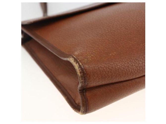 Borsa a mano in pelle marrone Burberrys Auth ep13828 - vista 14