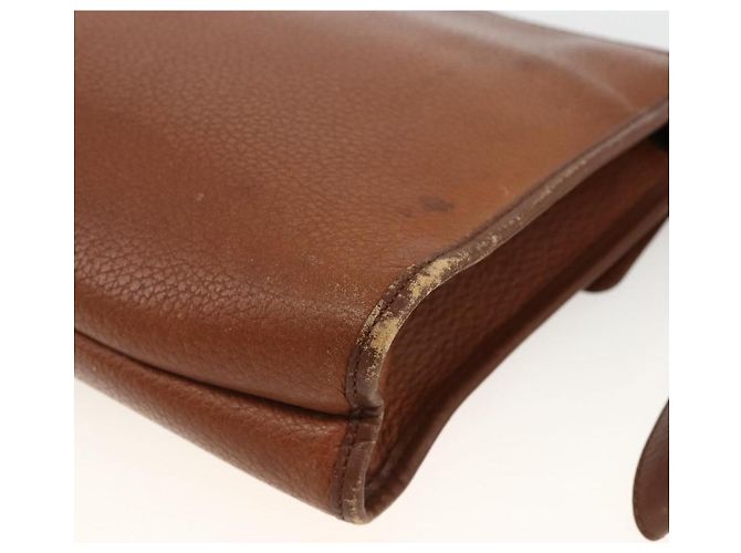 Borsa a mano in pelle marrone Burberrys Auth ep13828 - vista 15