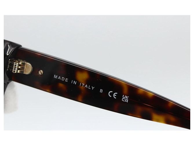Gafas de sol CHANEL de plástico marrón CC Auth BA11463 Castaño - vista 10