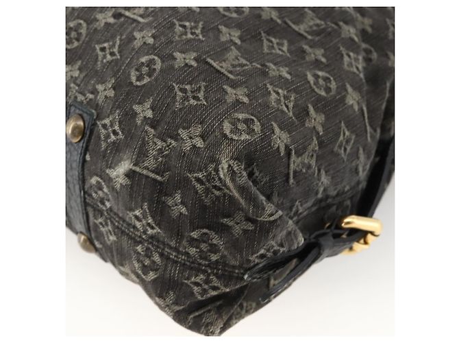 LOUIS VUITTON Borsa Neo Cabby MM in denim Monogram 2way Nera M95351 LV Auth ep13741A Nero - vista 16