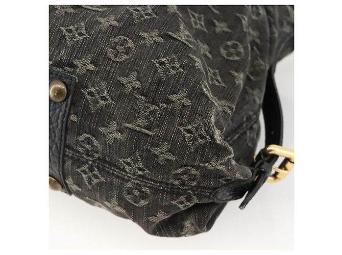 LOUIS VUITTON Borsa Neo Cabby MM in denim Monogram 2way Nera M95351 LV Auth ep13741A Nero - vista 18