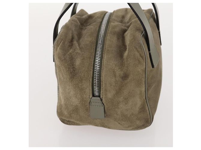 BALLY Dior Fendi Borsa a Spalla in Camoscio a Nido d'Api 3 Set Grigio Blu Marino Nero Auth 172316 Marrone Blu navy - vista 11