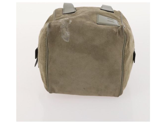 BALLY Dior Fendi Borsa a Spalla in Camoscio a Nido d'Api 3 Set Grigio Blu Marino Nero Auth 172316 Marrone Blu navy - vista 14