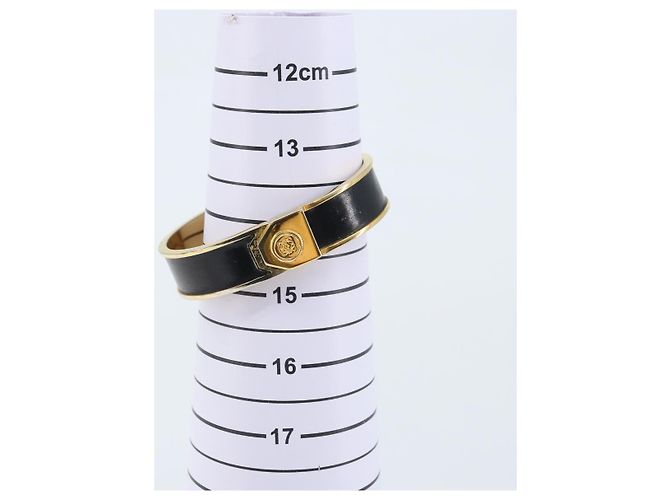 Bracciale bangle in metallo nero LOEWE Auth bs33970 - vista 10