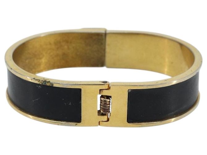 Bracciale bangle in metallo nero LOEWE Auth bs33970 - vista 3