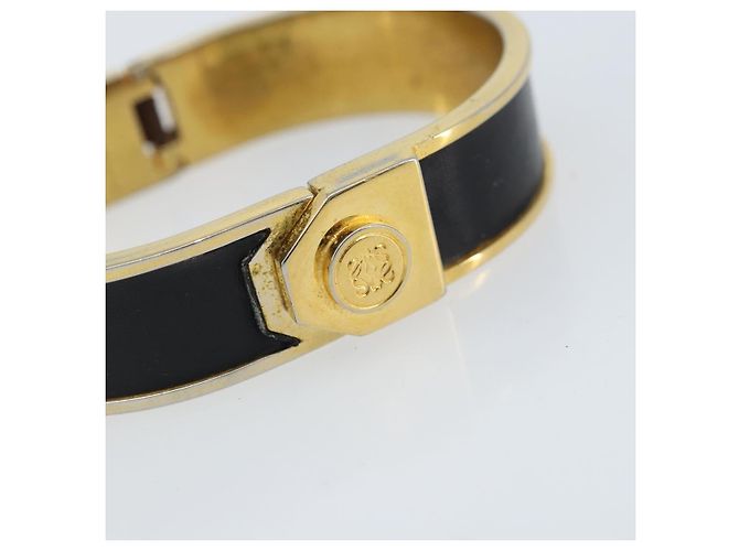 Bracciale bangle in metallo nero LOEWE Auth bs33970 - vista 7