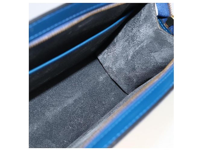 LOUIS VUITTON Epi Trousse Crete Pouch Blu M48405 LV Auth ka3162 - vista 10