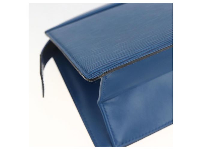 LOUIS VUITTON Epi Trousse Crete Pouch Blu M48405 LV Auth ka3162 - vista 16