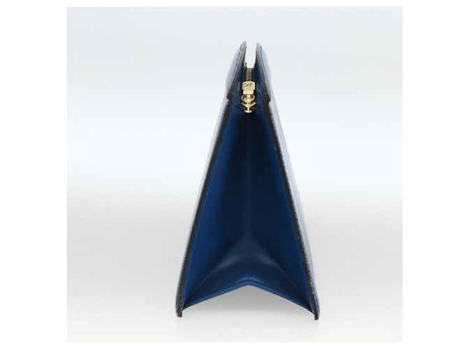 LOUIS VUITTON Epi Trousse Crete Pouch Blu M48405 LV Auth ka3162 - vista 3