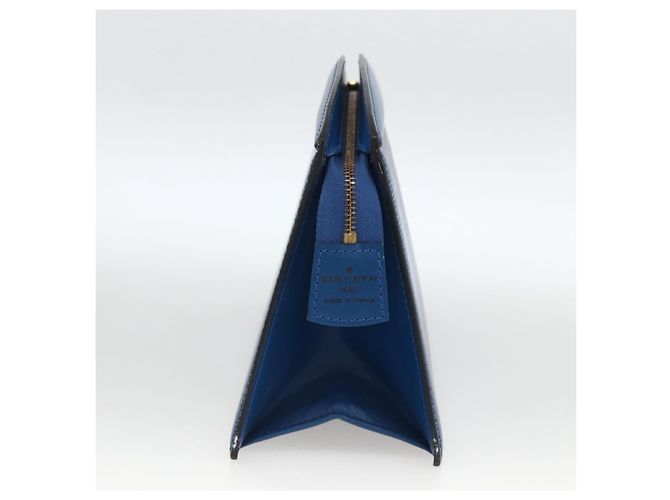 LOUIS VUITTON Epi Trousse Crete Pouch Blu M48405 LV Auth ka3162 - vista 4