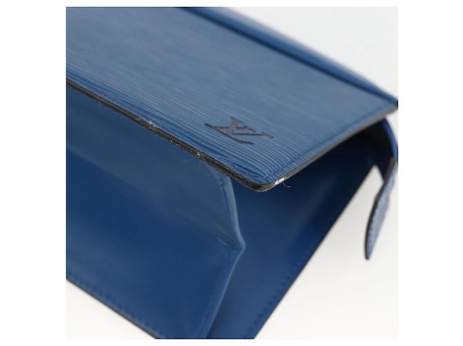 LOUIS VUITTON Epi Trousse Crete Pouch Blu M48405 LV Auth ka3162 - vista 7