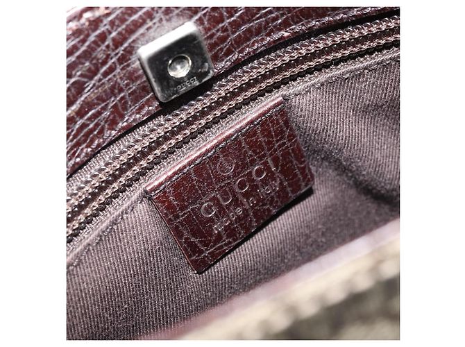 Gucci Borsa a mano GG Supreme in PVC beige 114600 Auth ep13815 - vista 10