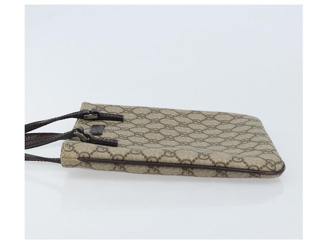 Gucci Borsa a mano GG Supreme in PVC beige 114600 Auth ep13815 - vista 4