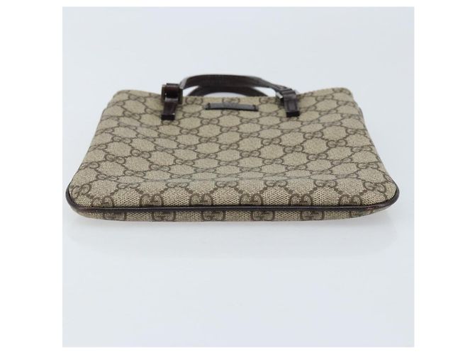 Gucci Borsa a mano GG Supreme in PVC beige 114600 Auth ep13815 - vista 5