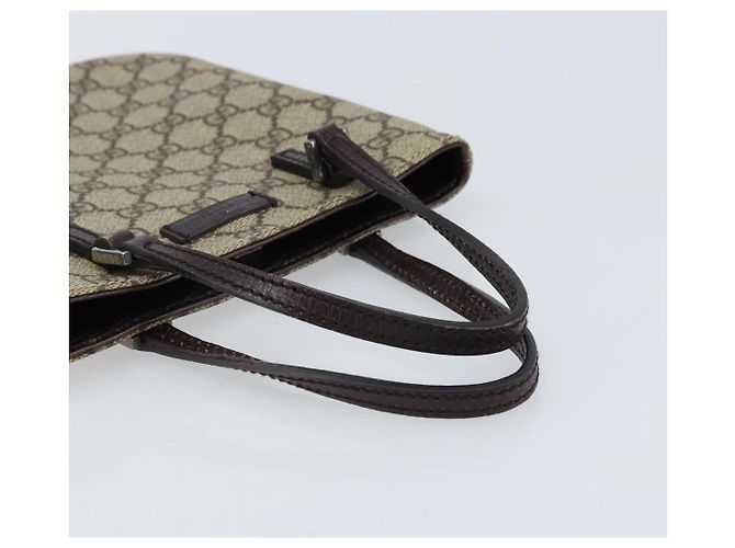 Gucci Borsa a mano GG Supreme in PVC beige 114600 Auth ep13815 - vista 7