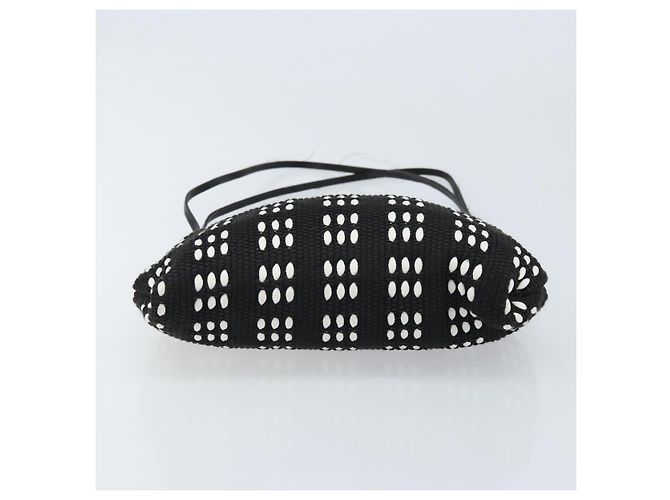 Borsa a Spalla Miu Miu in Tela Nera Argento Auth BSZ027 Nero - vista 5