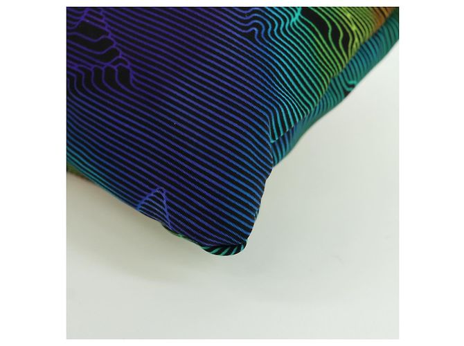 LOUIS VUITTON Pochette Bolsa Reversible Nylon Multicolor M68777 LV Auth LNZ761SAM Monograma - vista 16