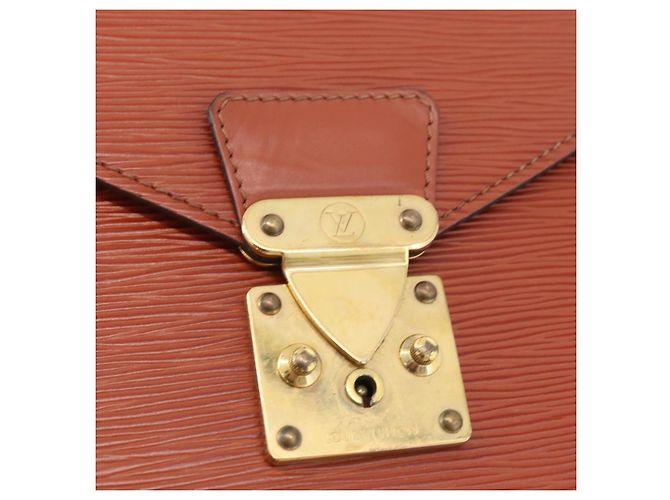 LOUIS VUITTON Cartella Consulente Epi Marrone M54423 LV Auth BA11220 - vista 18