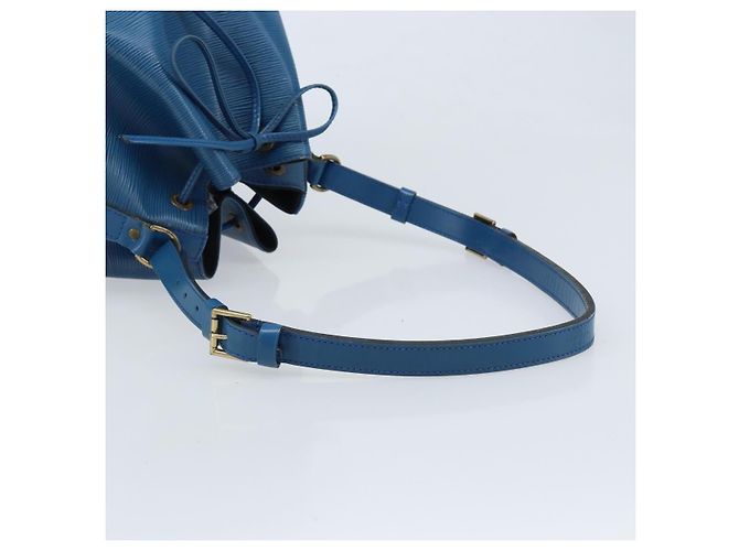 Noe LOUIS VUITTON Borsa a Spalla Petit Noé Epi Blu M44105 LV Auth ARZ155 - vista 7