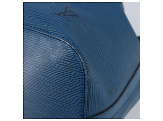 Noe LOUIS VUITTON Borsa a Spalla Petit Noé Epi Blu M44105 LV Auth ARZ155 - vista 9