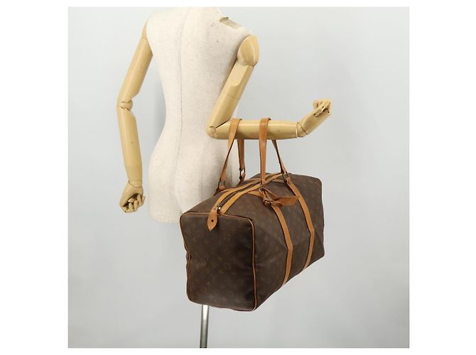 LOUIS VUITTON Borsa Boston Sac Souple 45 Monogram M41624 LV Auth bs33408 Monogramma - vista 21