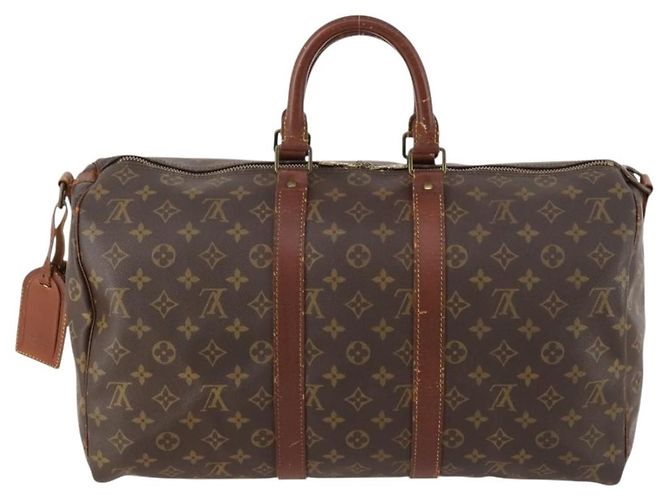 LOUIS VUITTON Monogram Keepall Bandouliere 45 Borsa Boston M41418 LV Auth bs33409 Monogramma - vista 2