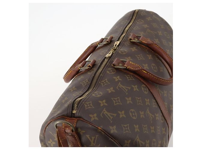 LOUIS VUITTON Monogram Keepall Bandouliere 45 Borsa Boston M41418 LV Auth bs33409 Monogramma - vista 6
